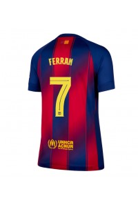 Fotbalové Dres Barcelona Ferran Torres #7 Dámské Domácí Oblečení 2025-26 Krátký Rukáv